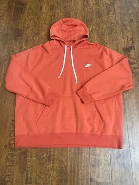 Nike Hoodie with White Swoosh Size 3XL